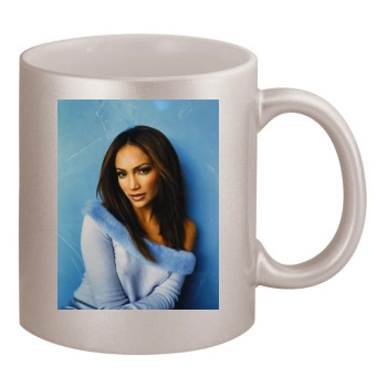 Jennifer Lopez 11oz Metallic Silver Mug