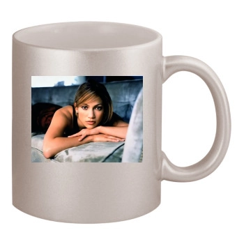 Jennifer Lopez 11oz Metallic Silver Mug