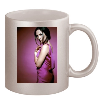 Jennifer Lopez 11oz Metallic Silver Mug