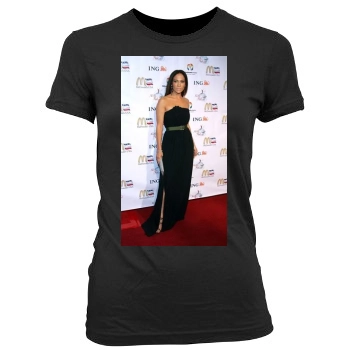 Jennifer Lopez Women's Junior Cut Crewneck T-Shirt