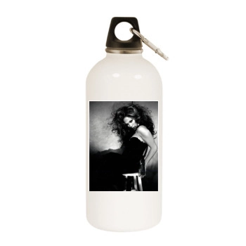 Jennifer Lopez White Water Bottle With Carabiner