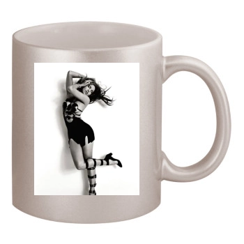 Jennifer Lopez 11oz Metallic Silver Mug