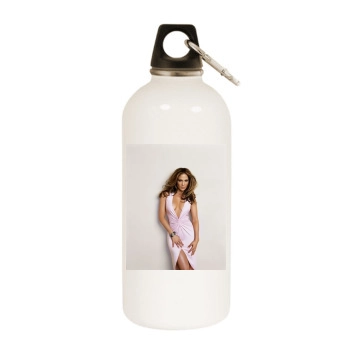 Jennifer Lopez White Water Bottle With Carabiner