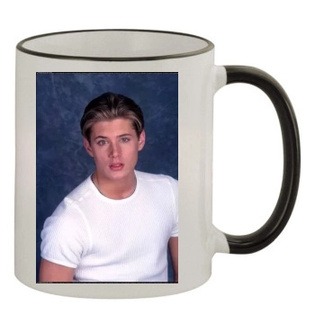 Jensen Ackles 11oz Colored Rim & Handle Mug