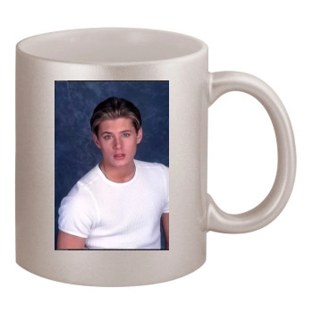 Jensen Ackles 11oz Metallic Silver Mug