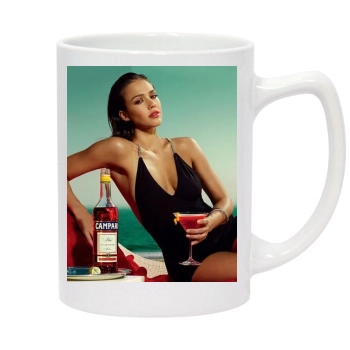 Jessica Alba 14oz White Statesman Mug