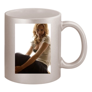 Jessica Alba 11oz Metallic Silver Mug