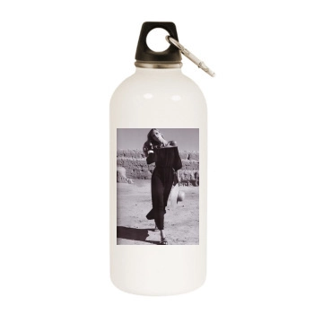 Julia Stegner White Water Bottle With Carabiner