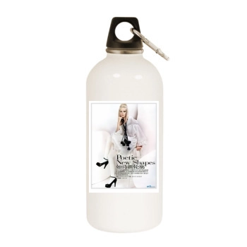 Julia Stegner White Water Bottle With Carabiner