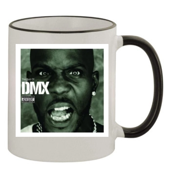 DMX 11oz Colored Rim & Handle Mug