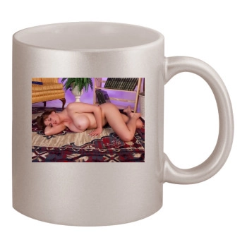 June Summers 11oz Metallic Silver Mug