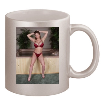 June Summers 11oz Metallic Silver Mug