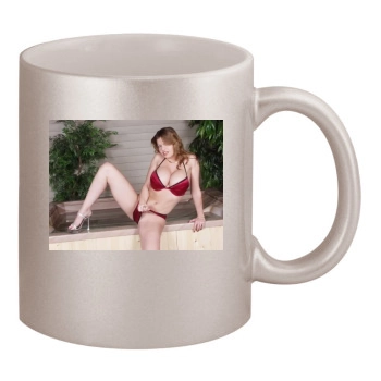 June Summers 11oz Metallic Silver Mug