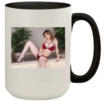 June Summers 15oz Colored Inner & Handle Mug