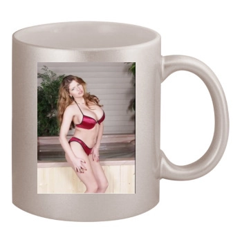 June Summers 11oz Metallic Silver Mug