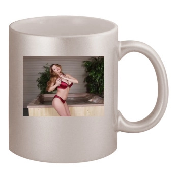 June Summers 11oz Metallic Silver Mug