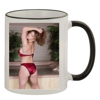 June Summers 11oz Colored Rim & Handle Mug