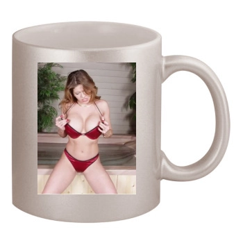 June Summers 11oz Metallic Silver Mug