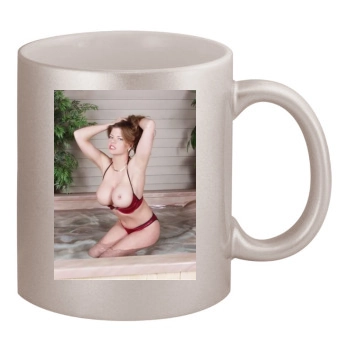 June Summers 11oz Metallic Silver Mug