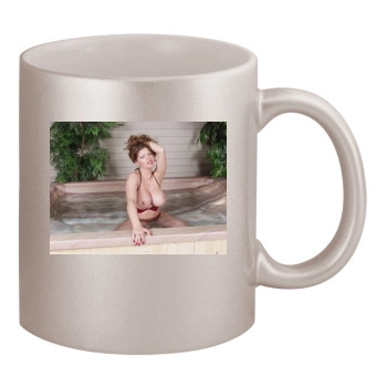 June Summers 11oz Metallic Silver Mug