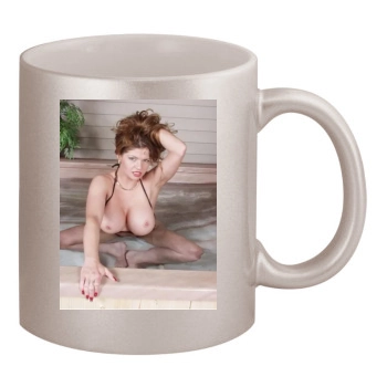 June Summers 11oz Metallic Silver Mug