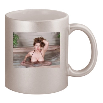 June Summers 11oz Metallic Silver Mug