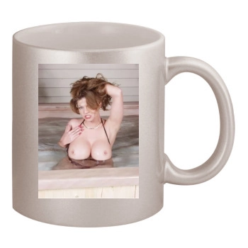 June Summers 11oz Metallic Silver Mug