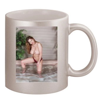 June Summers 11oz Metallic Silver Mug