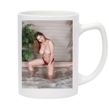 June Summers 14oz White Statesman Mug