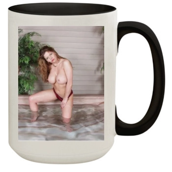 June Summers 15oz Colored Inner & Handle Mug