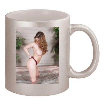 June Summers 11oz Metallic Silver Mug