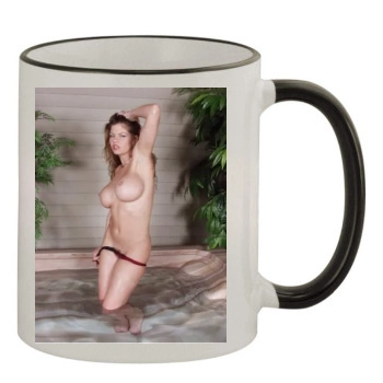 June Summers 11oz Colored Rim & Handle Mug