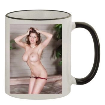 June Summers 11oz Colored Rim & Handle Mug