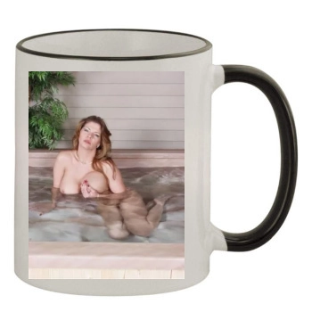 June Summers 11oz Colored Rim & Handle Mug