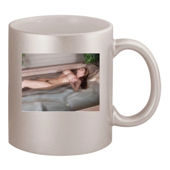 June Summers 11oz Metallic Silver Mug