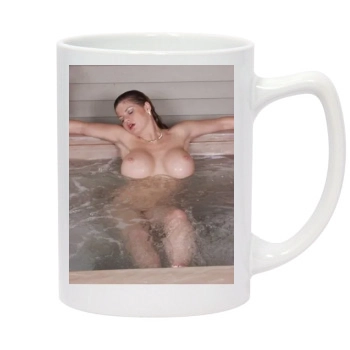 June Summers 14oz White Statesman Mug