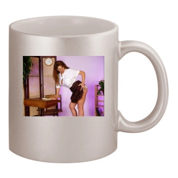 June Summers 11oz Metallic Silver Mug