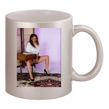 June Summers 11oz Metallic Silver Mug