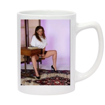 June Summers 14oz White Statesman Mug