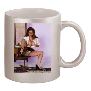 June Summers 11oz Metallic Silver Mug