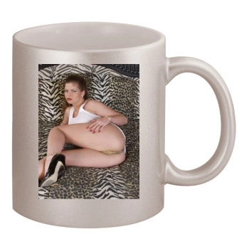 June Summers 11oz Metallic Silver Mug