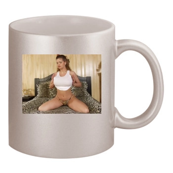 June Summers 11oz Metallic Silver Mug