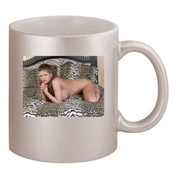 June Summers 11oz Metallic Silver Mug