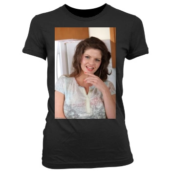 June Summers Women's Junior Cut Crewneck T-Shirt