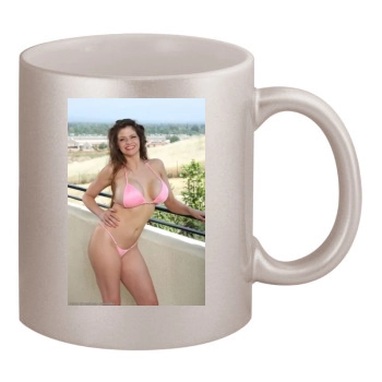 June Summers 11oz Metallic Silver Mug