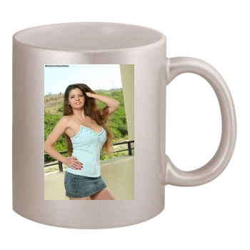 June Summers 11oz Metallic Silver Mug