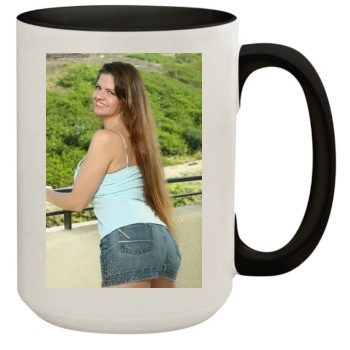 June Summers 15oz Colored Inner & Handle Mug