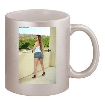 June Summers 11oz Metallic Silver Mug