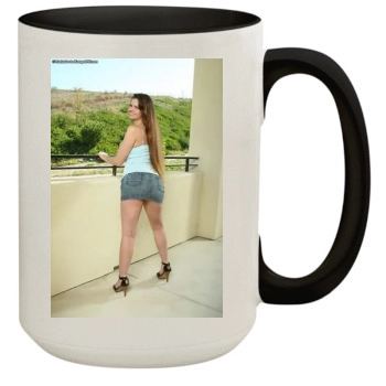 June Summers 15oz Colored Inner & Handle Mug