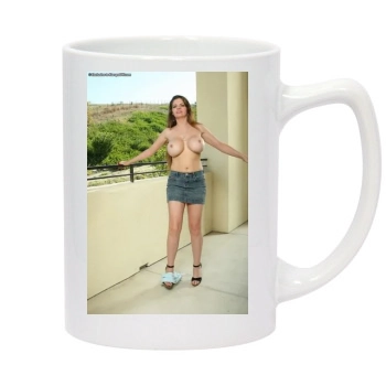 June Summers 14oz White Statesman Mug